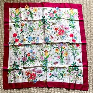Vintage Gucci silk scarf